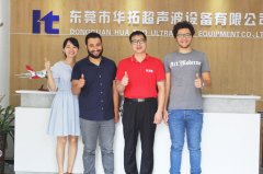 埃及客戶再次來訪_華拓超聲波焊接機廠